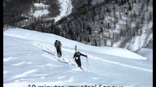 Courmayeur off piste - Si and Dave