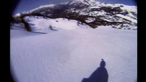 Sestriere Via Lattea 13/04/2009 Swallowtail snowboard freeriding Grangesises