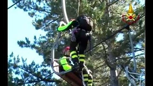 Vigili del fuoco calabria: esercitazione saf palumbo sila