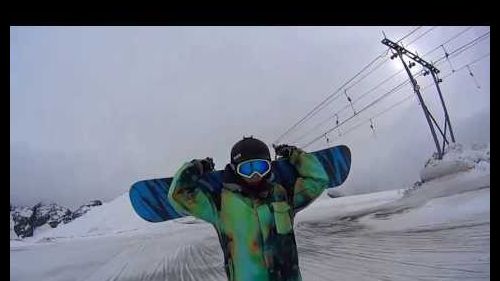 Snowboarding Passo dello Stelvio 29/09/13