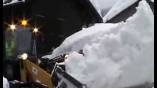 Cima Sappada isolata dopo la nevicata - Febbraio 2014