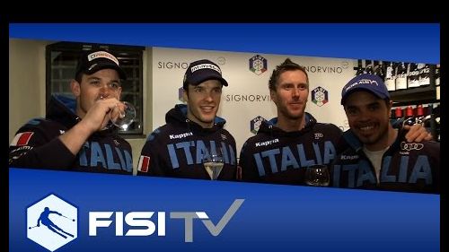 Gli azzurri brindano a merano con signorvino | fisi official