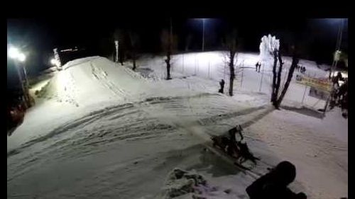 Extreme snow show falcade dolomiti