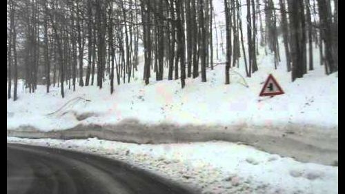 Salendo al Terminillo nevicata forte, Seat Leon Fr tdi 5f .16-03.2015