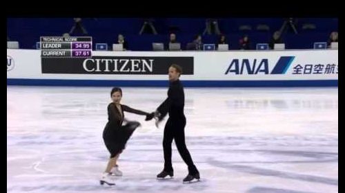 Madison chock  / evan bates - world championships 2015, shanghai - short dance