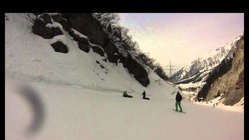 St christoph, st anton, austria. alberg ski area. march 2015 gopro hero 3+ black edition