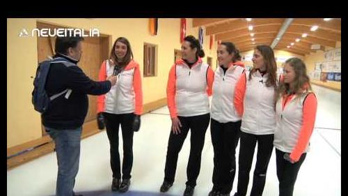 Curling - campionati italiani a cembra - intervista a federica apollonio