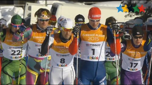 Cross country skiing men mass start 30 km - 27th winter universiade, strbske pleso/osrblie