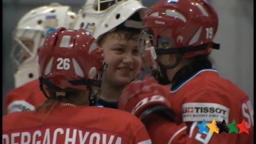 Ice hockey women's semi-finals rus vs chn - 27th winter universiade, granada, spain