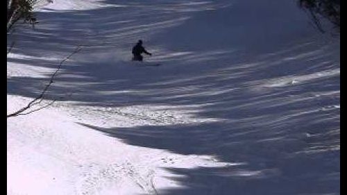 Hcf: telemark skiing in dargo bowl, victoria australia - swrobel