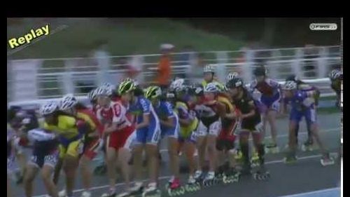 10000 mts points road junior ladies - world speed skating championship kaohsiung 2015