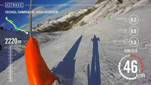 Trace: Skiing - Andres Neff at Ischgl-Samnaun