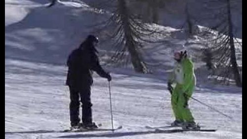 Skiing les menuires 2015