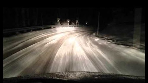 Timelapse, discesa da Passolanciano (Majella, 17/01/16)