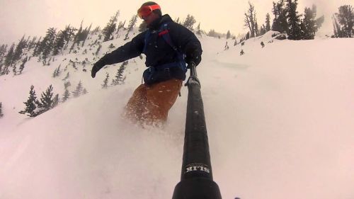 Dog leg jan 20 2016 granite jackson snowboard backcountry