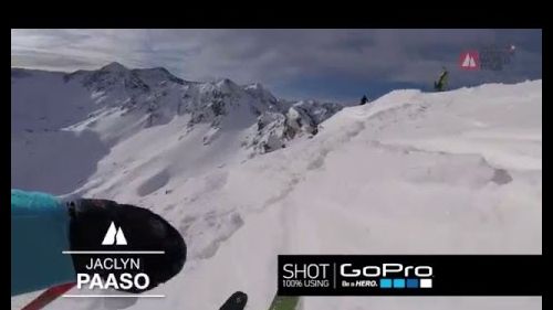 Gopro run jackie paaso (usa) - vallnord arcalís - swatch freeride world tour 2016