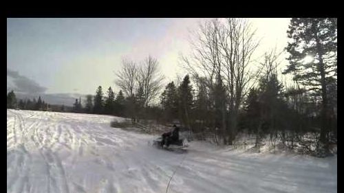 January 17 - snowboard and skidoo