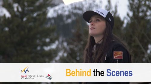 Audi fis ski cross world cup | bts - profile: marielle thompson (can)