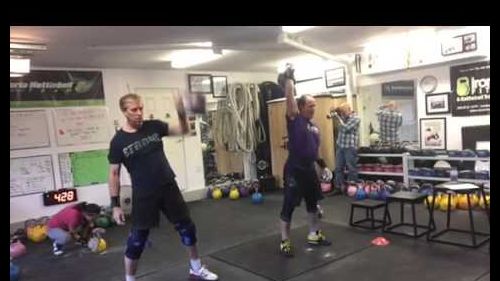 Victoria iron bell fitness - biathlon 20kg snatch
