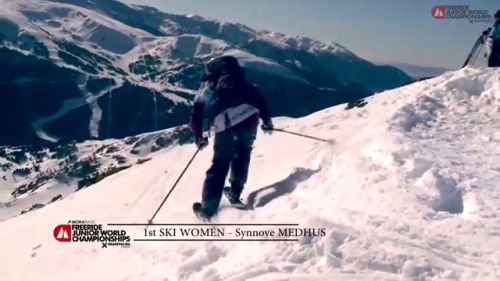 Winning run - synnøve medhus - freeride junior world championships 2016