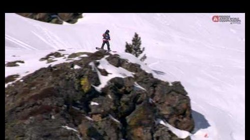 Run - loic aubert - freeride junior world championships 2016