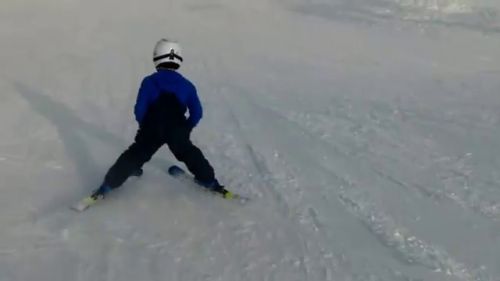 2016 01 28 Oded Ziv & Alon Skiing 2