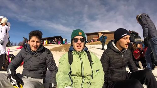 Semi final 1000m junior high school speed skating 2016