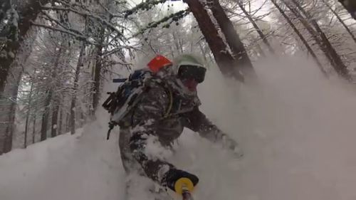 Mick and Finn snowboarding Livigno 2016