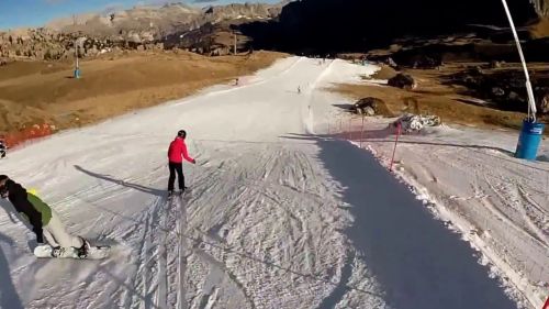 Telemark skiing courmayeur 2016