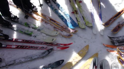 20160321traditional telemark skiing