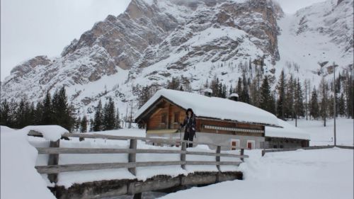 Dal Lago di Braies a Malga Foresta in inverno