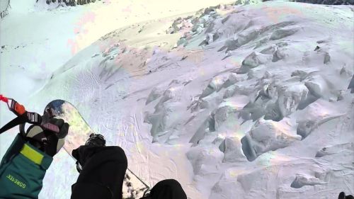 Speedriding snowboard chamonix