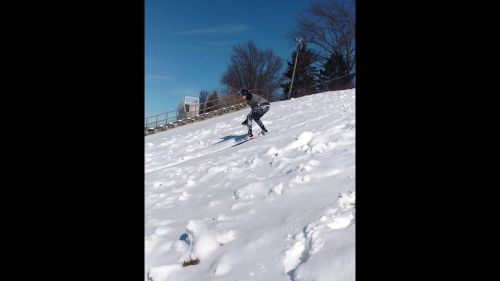Snowboard fail