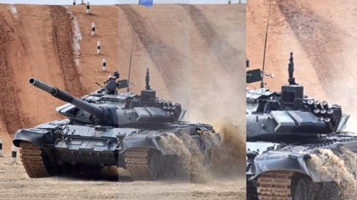 Show tank t-72b3s  in army games tank biathlon 2016