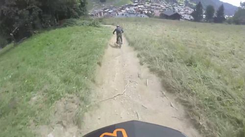 VTT DH les gets des racine/du freeride/le canyone