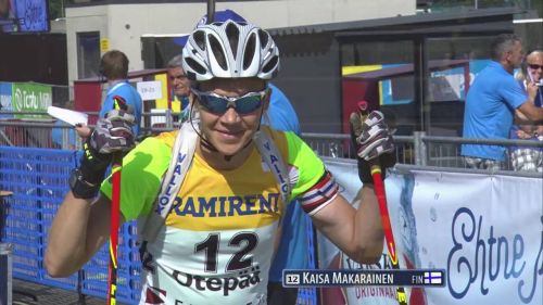 Rollerskis for summer biathlon