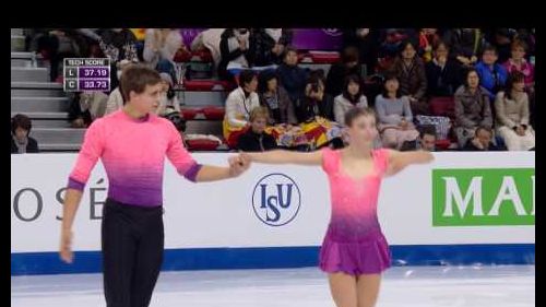 Duskova anna / bidar martin (cze) - junior grand prix final 2016, marseille - short program