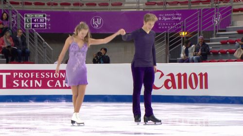 Carreira christina / ponomarenko anthony (usa) - - junior grand prix final 2016, marseille - free dance