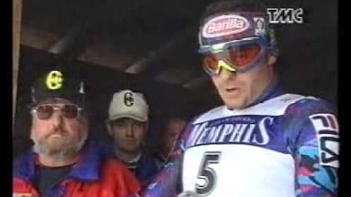 Alberto tomba - vittoria nello slalom di kitzbuehl 1995