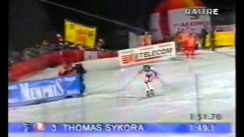 Alberto tomba - bronzo nello slalom dei mondiali del sestriere 1997