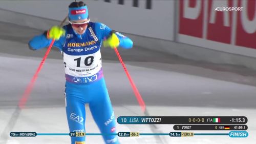 L'intoppo, la rimonta e la gloria! trionfo d'oro di vittozzi nella 15 km