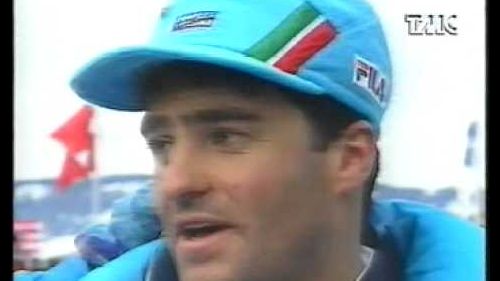 Alberto tomba silver slalom men 1994 lillehammer olympic games