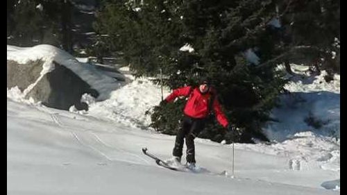 Gianca scia in neve fresca