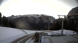 Webcam Seggiovie Santa Croce e panorama sul Gherdenacia
