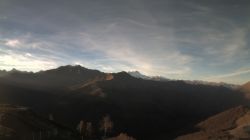 Vista del Monte Rosa dal Monte Marca