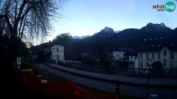 Pista ciclabile e gruppo Mangart