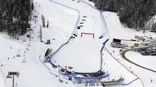 Veduta aerea della zona di arrivo di Rumerlo