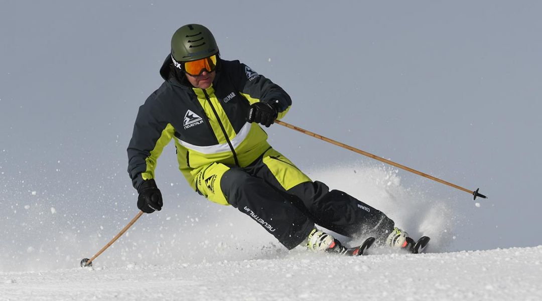 Andrea Bosetti al test di Nordica Dobermann Spitfire 70 PRO (2021)