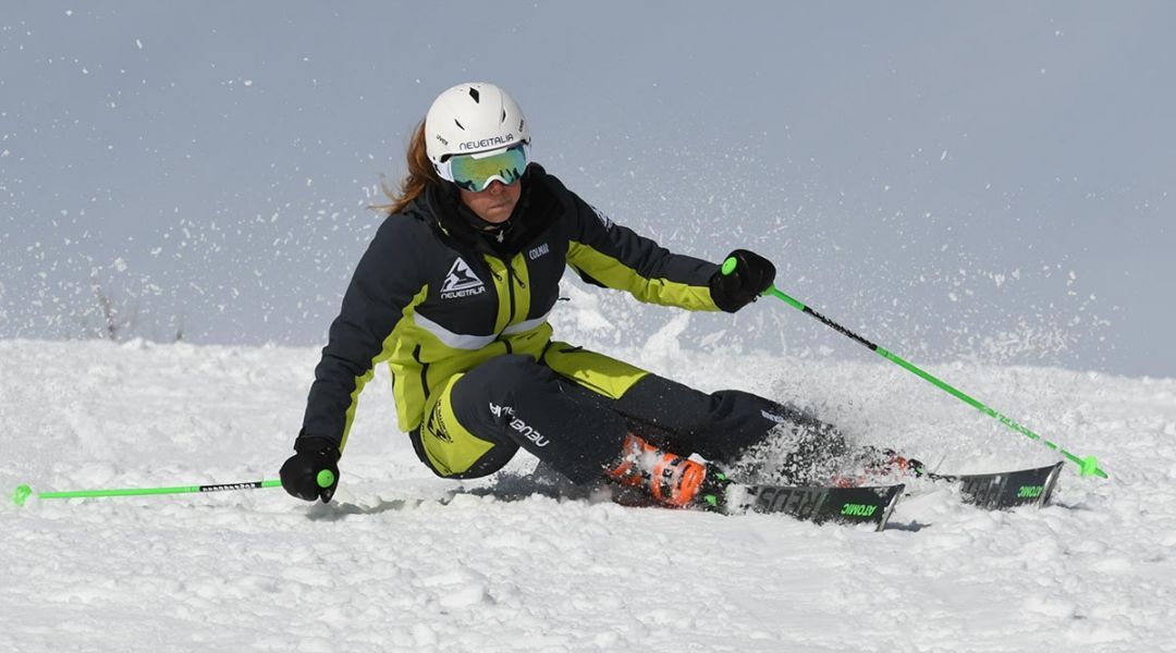 Valeria Poncet al test di Atomic Redster X7 WB (2021)