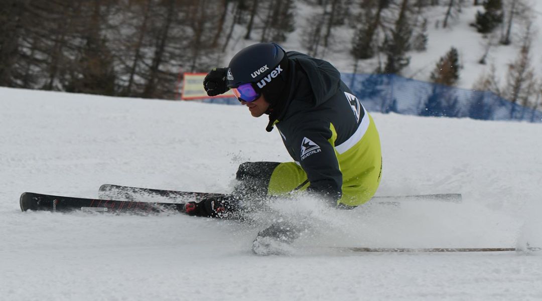 Stefano Belingheri al test di Rossignol React 10 Titanal (2021)